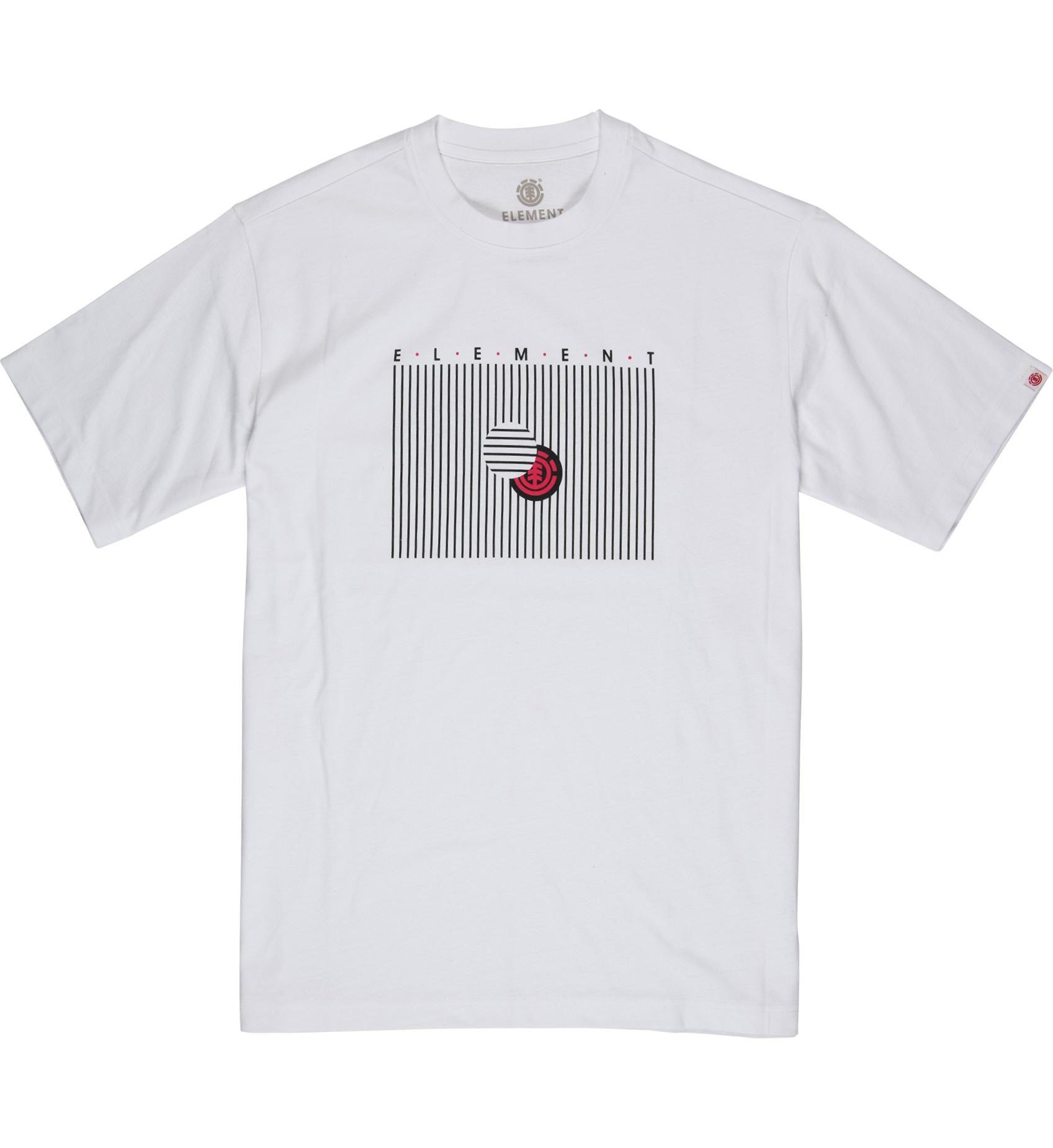 Polera M/C Hombre Odom Ss Blanco Element-0