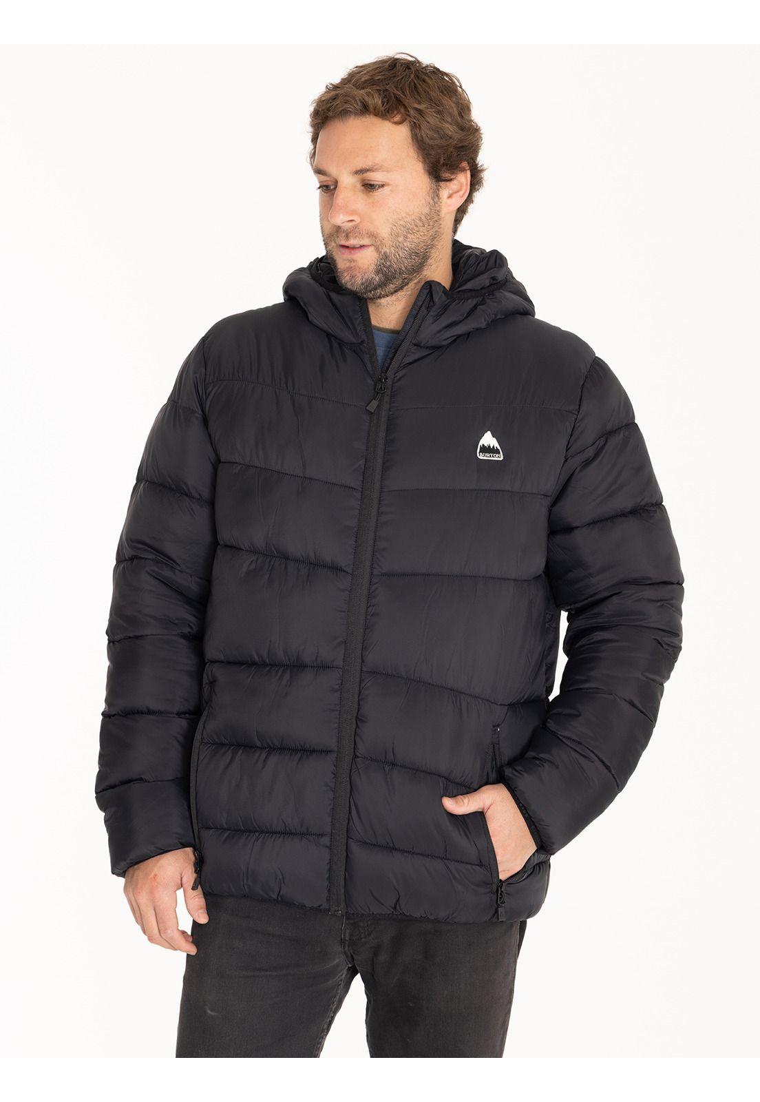 Parka Impermeable Hombre Negro-1