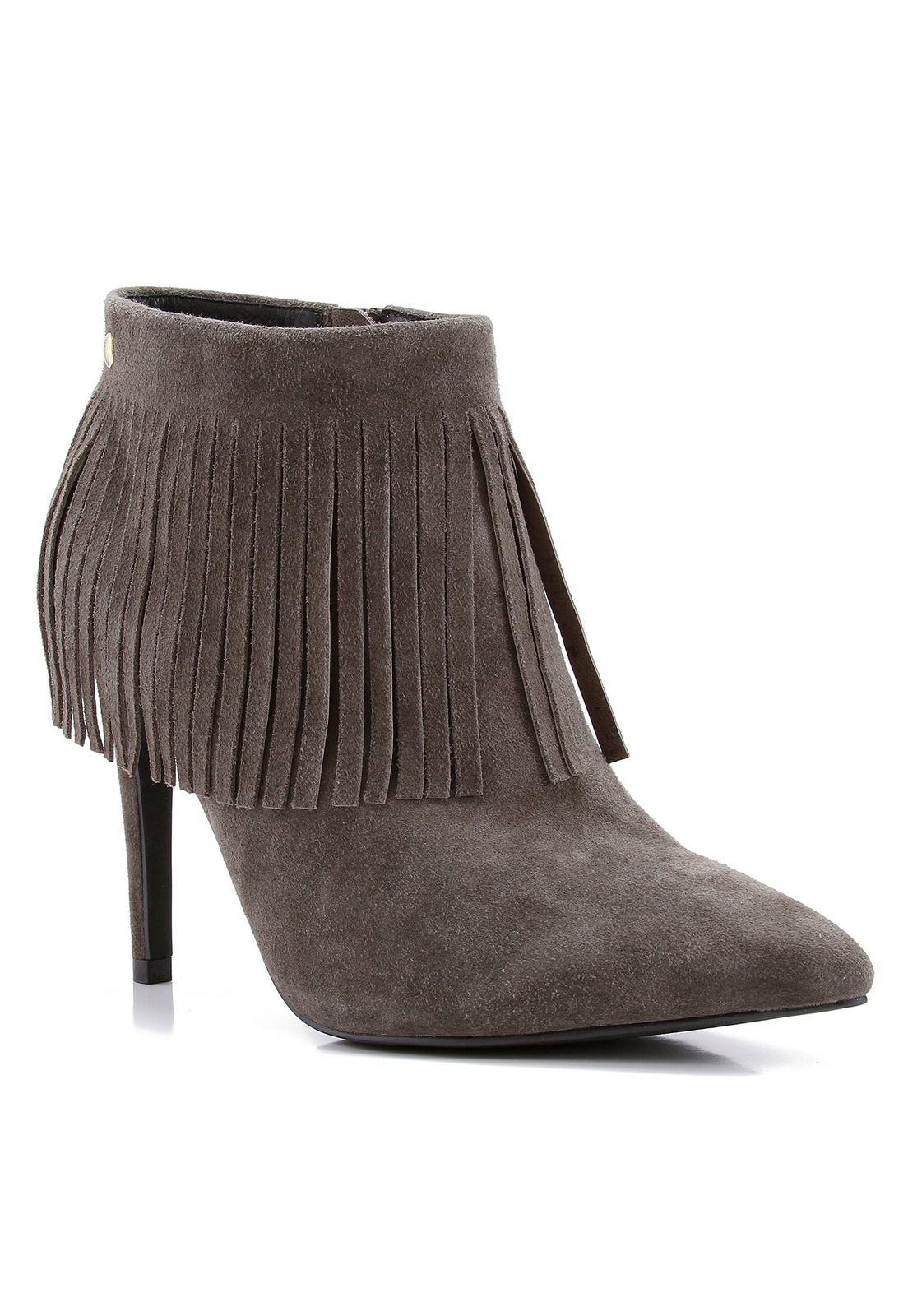 Botin Mujer Cuero Marion Gris-0