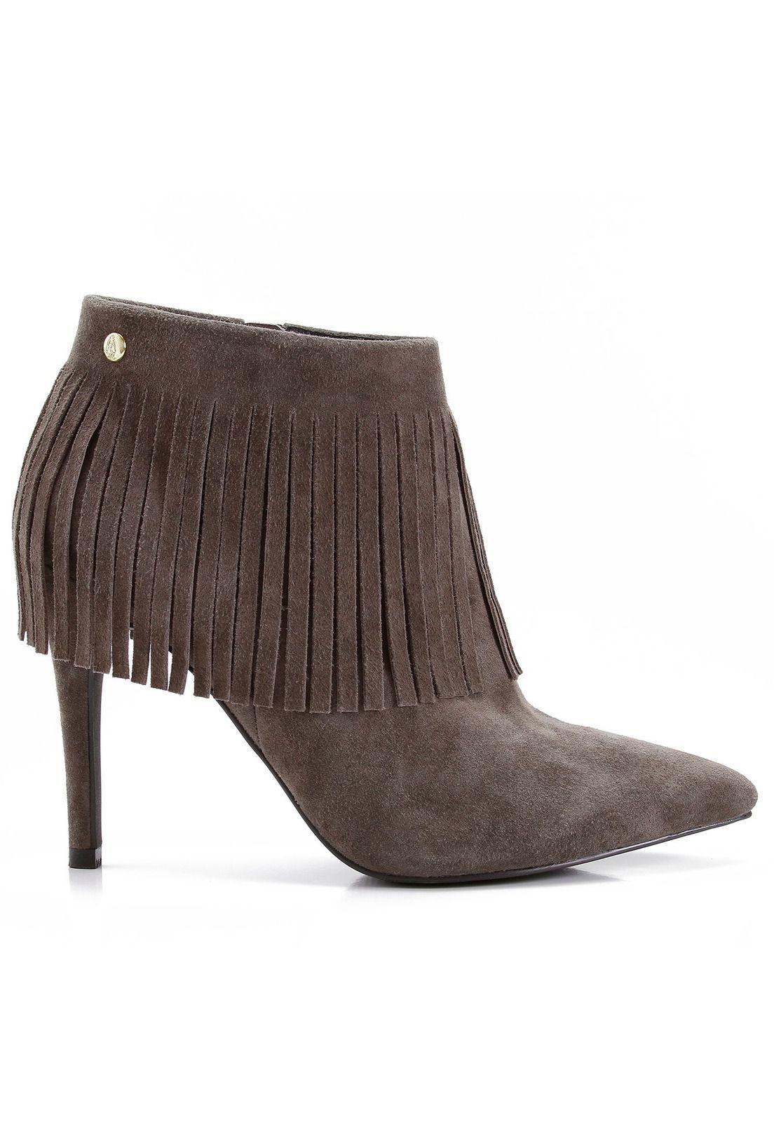 Botin Mujer Cuero Marion Gris-2