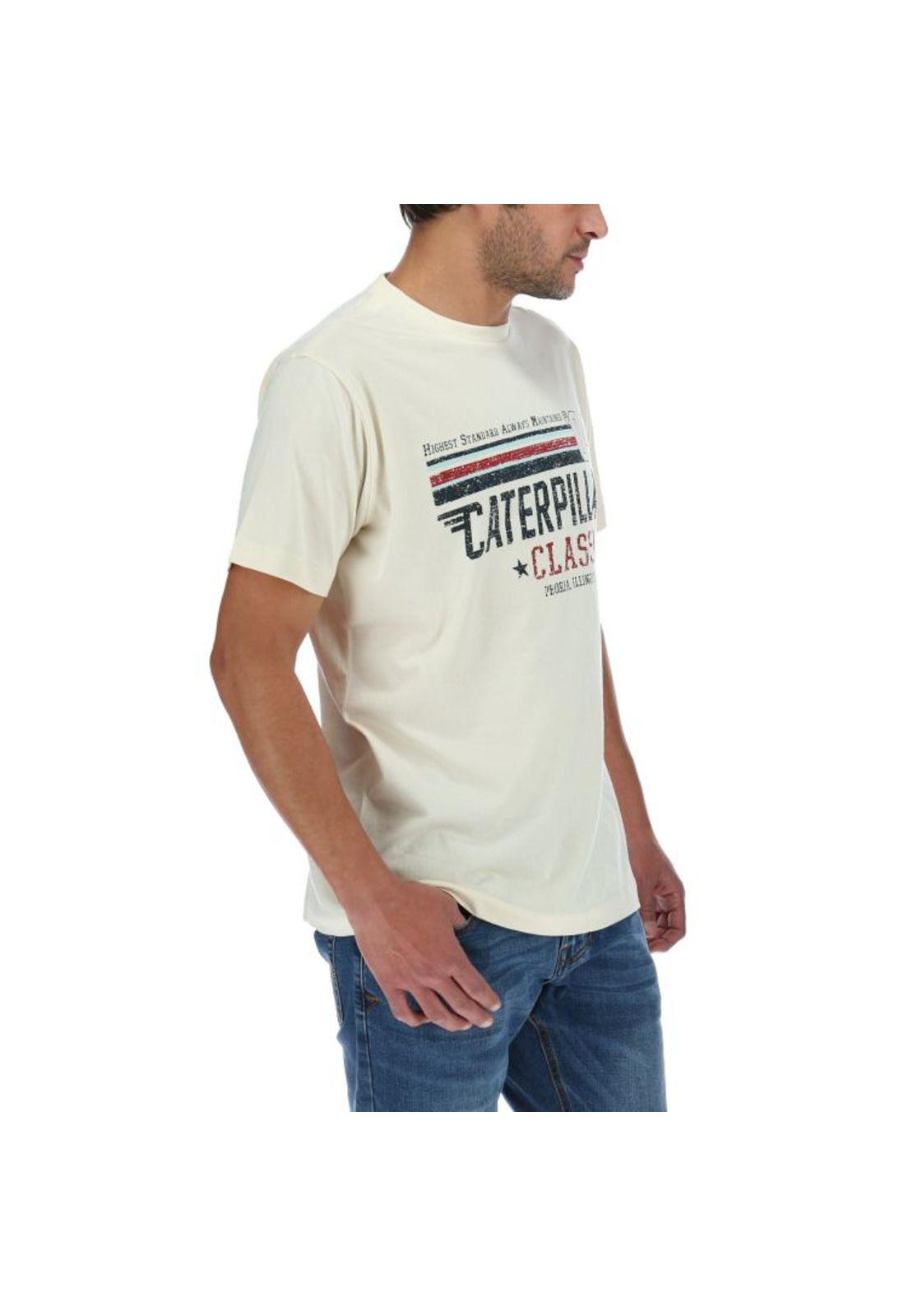 Polera Mc Hombre Classic Race Tee Crema-3