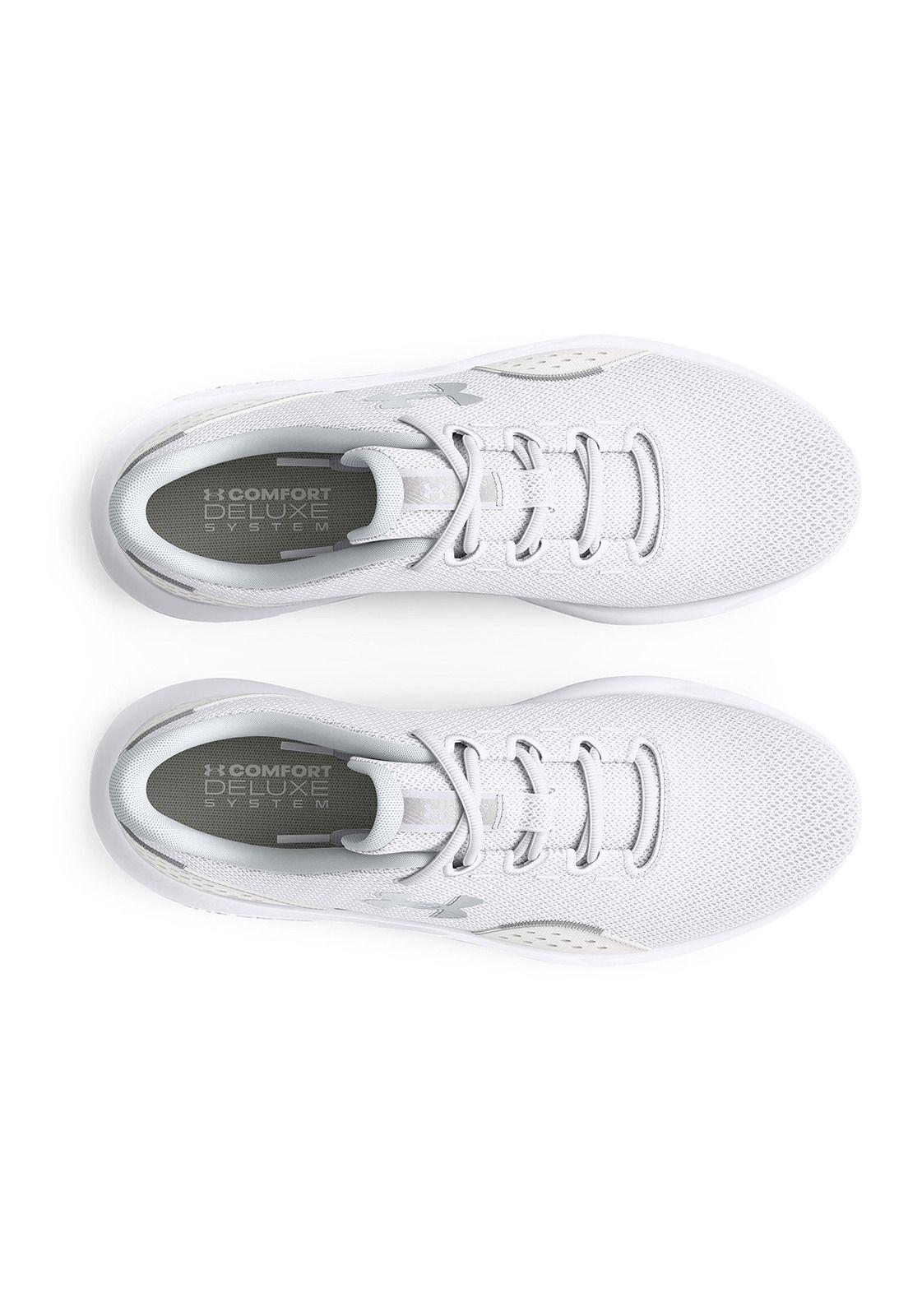 Zapatillas correr UA Surge 4 mujer Blanco-4