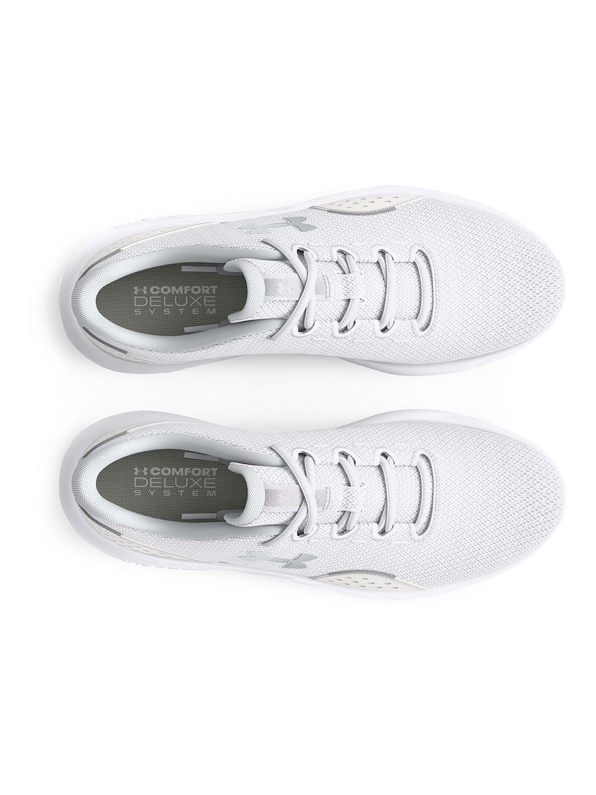 Zapatillas correr UA Surge 4 mujer Blanco-4