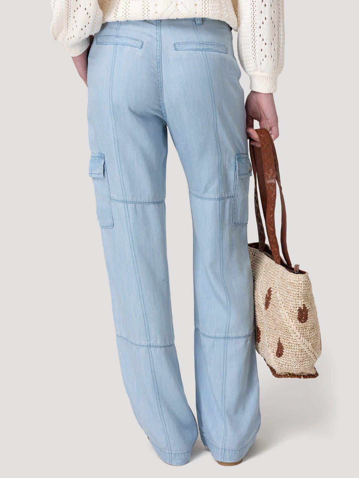 Jeans Tencel Mujer Milo Celeste-5