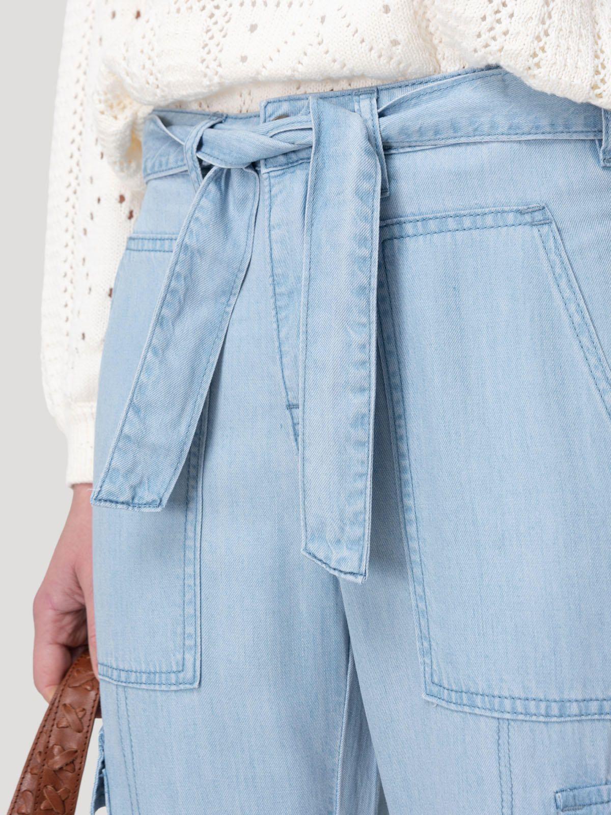 Jeans Tencel Mujer Milo Celeste-6