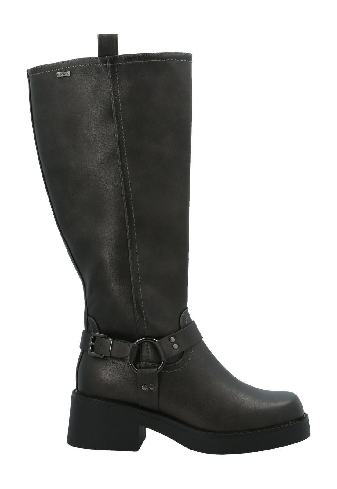 Bota Granville Mujer Negro-1
