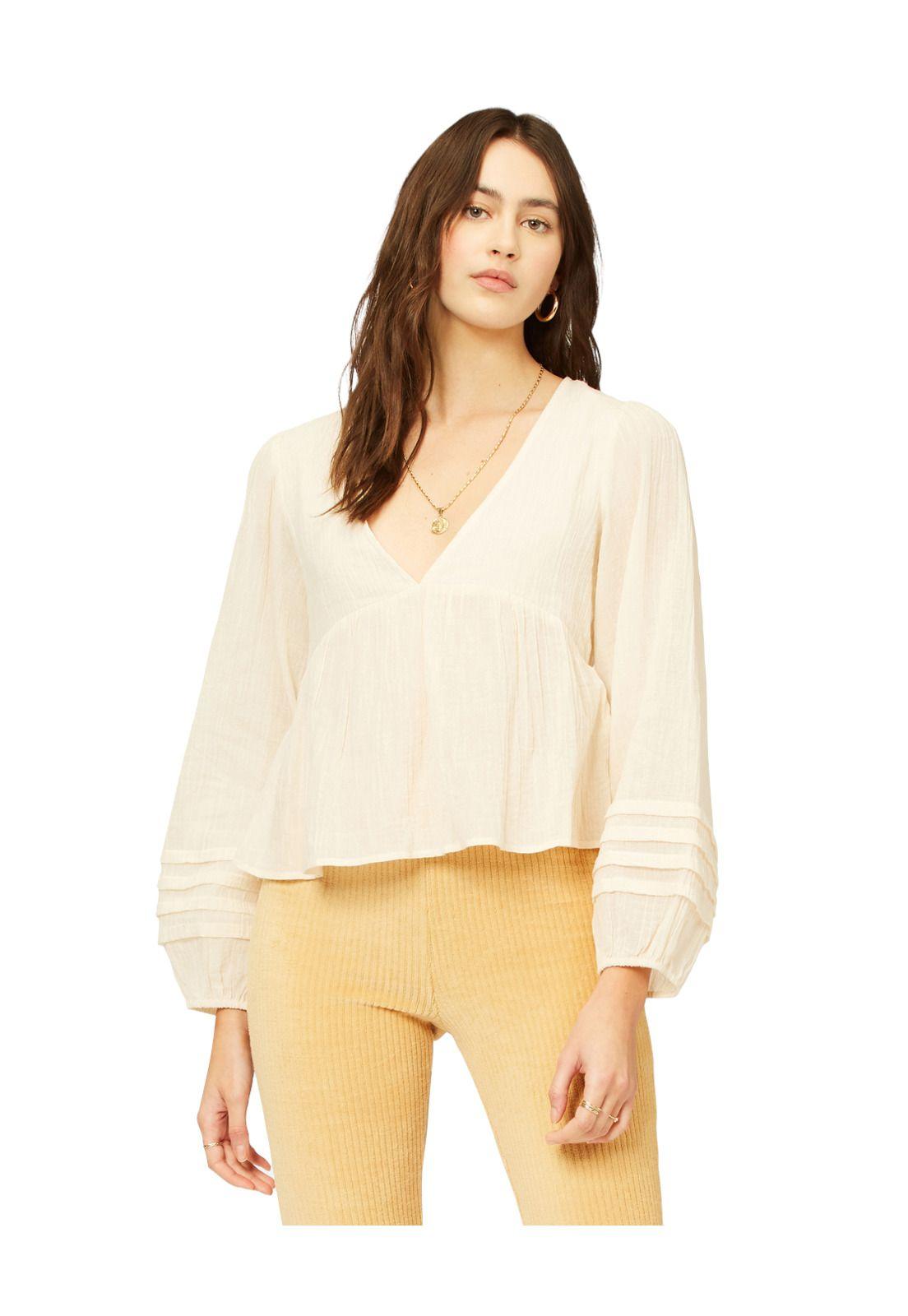 Blusa M/L Mujer High Hopes Blanco-0