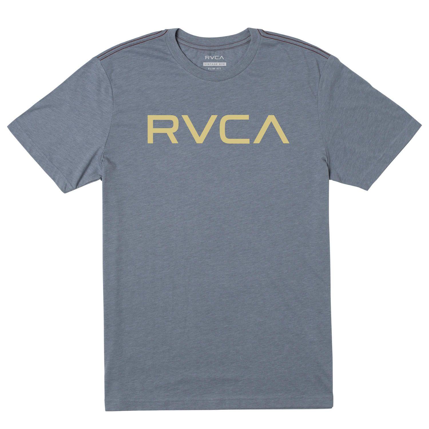 Polera M/C Hombre Big Rvca Ss Azul Claro-0