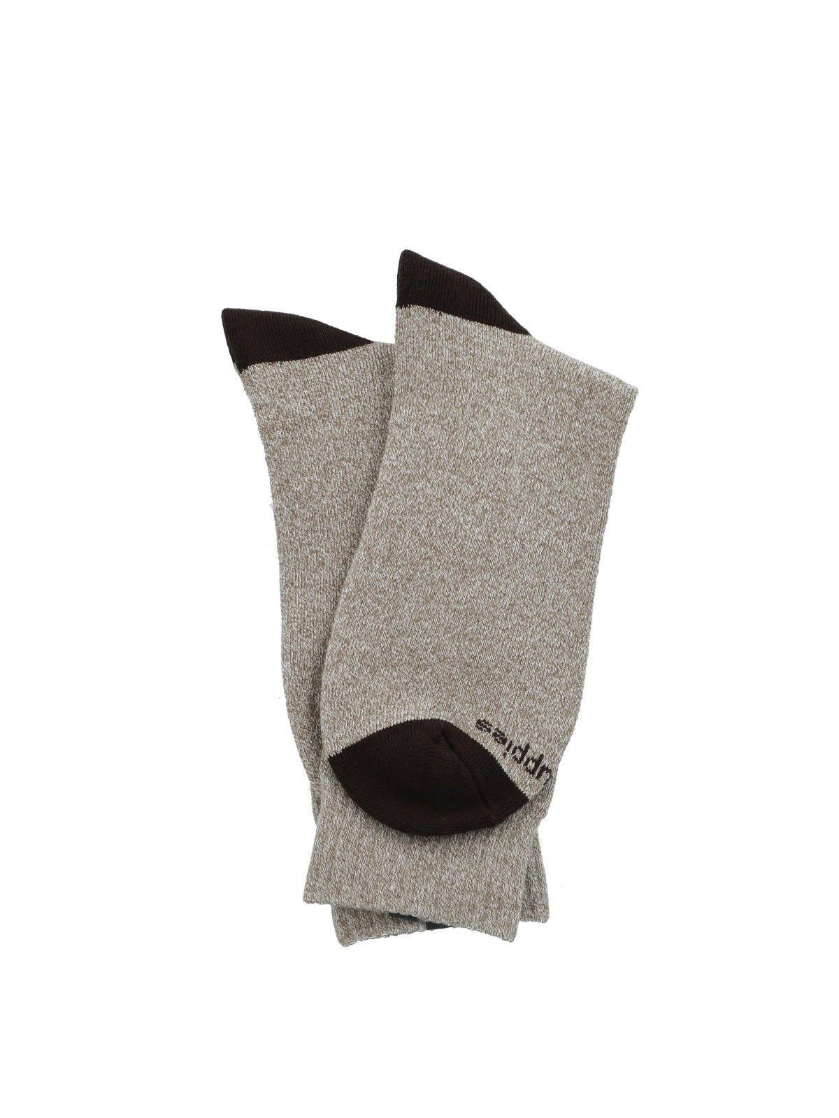Calcetín Algodón Hombre Heavy Hike Taupe-2