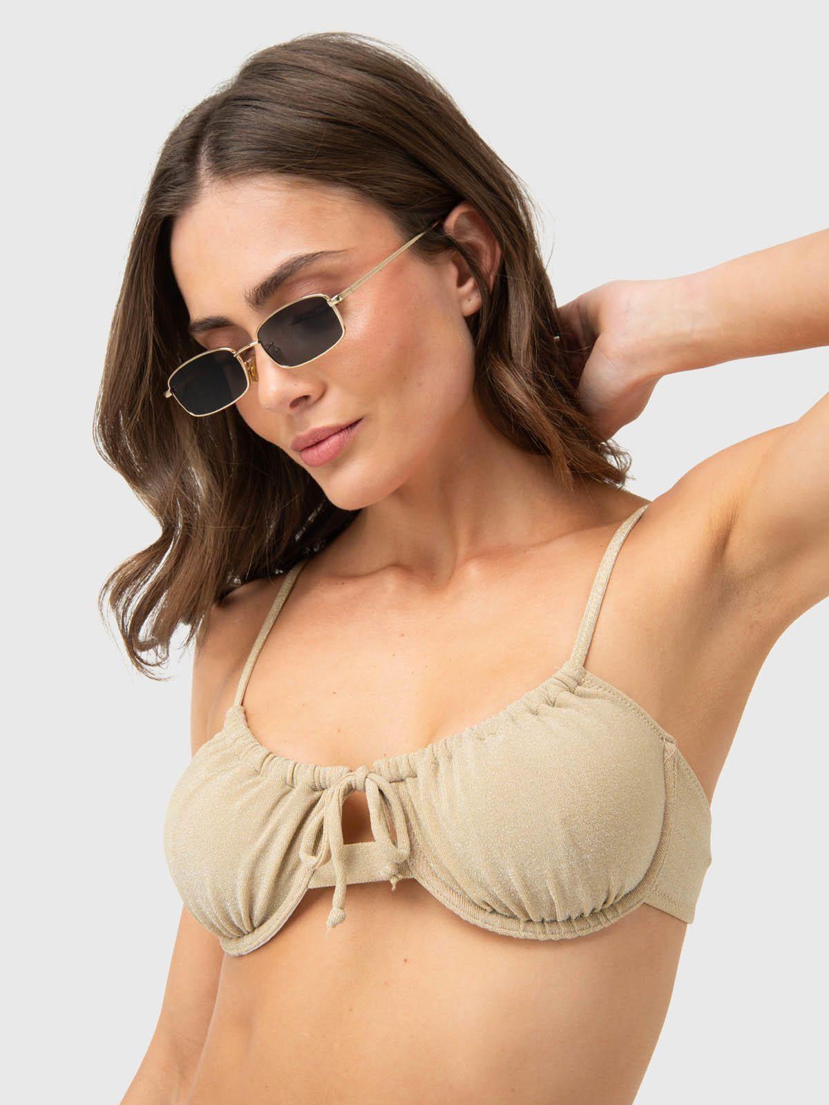 Top Bikini Mujer Delta Dorado Radical-4