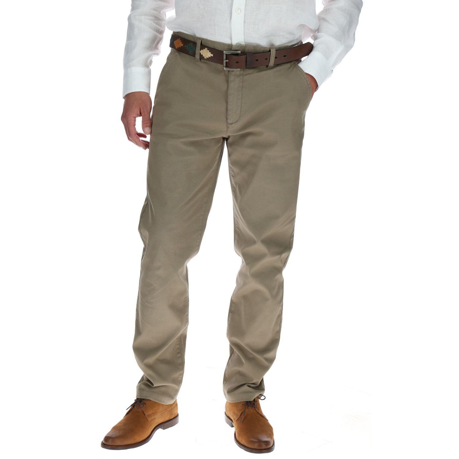 Pantalón Hombre Panal Gris-0