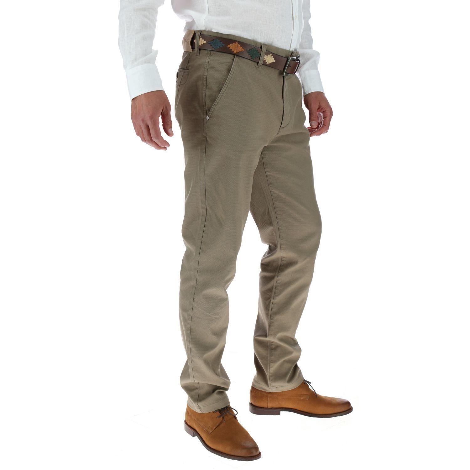 Pantalón Hombre Panal Gris-3