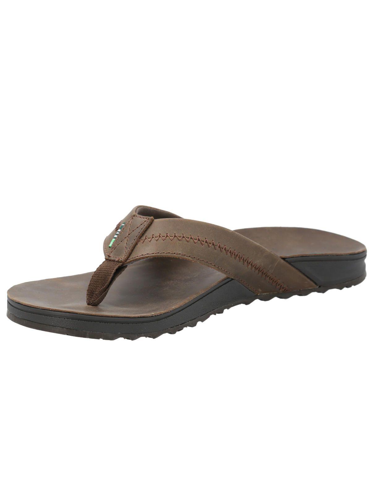 Sandalia Cuero Hombre Playus Verde -3