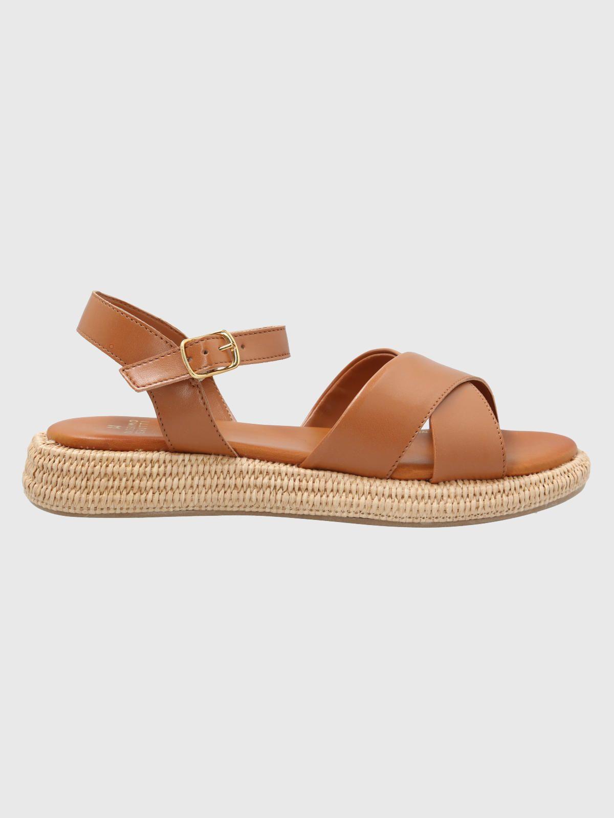 Sandalia Café Claro Mujer Concetta -1