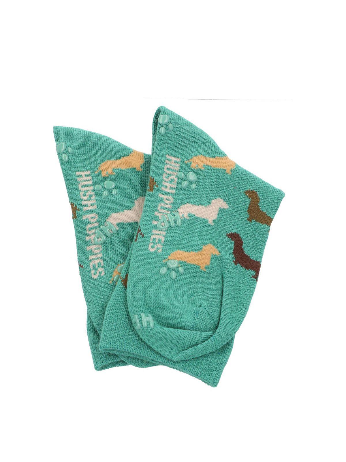 Calcetín Algodón C Dachshund Verde Niño-2