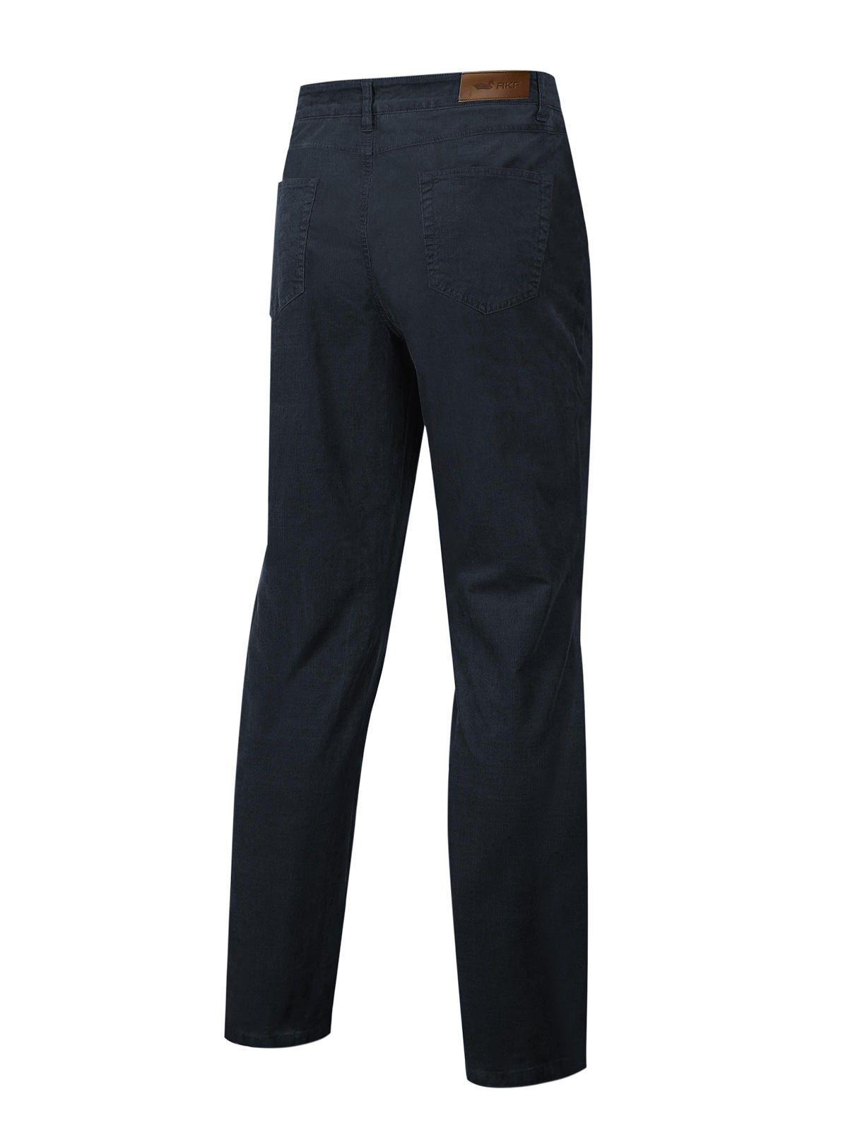 Pantalón Algodón Hombre Corduroy Azul Rockford-1
