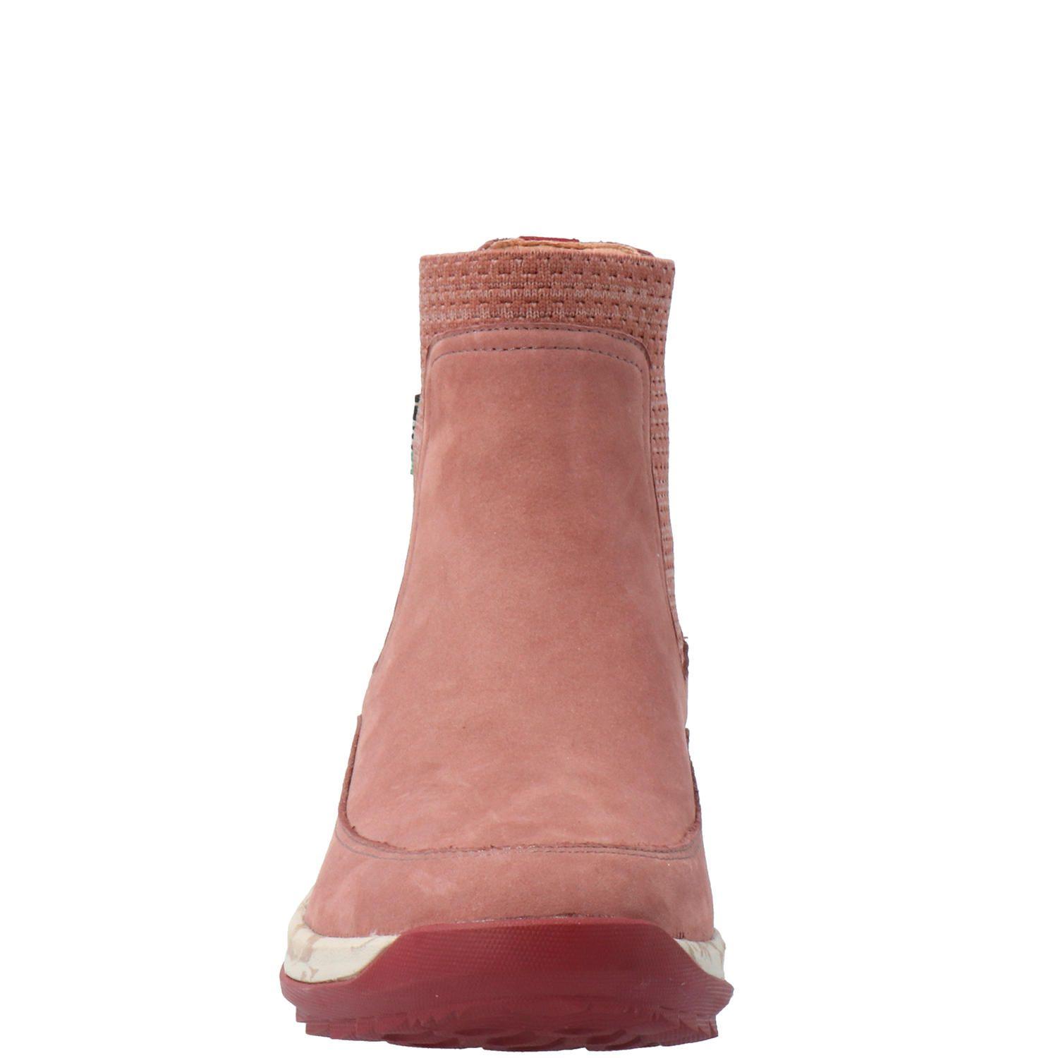 Botin Mujer Carina Cuero Burdeo-2