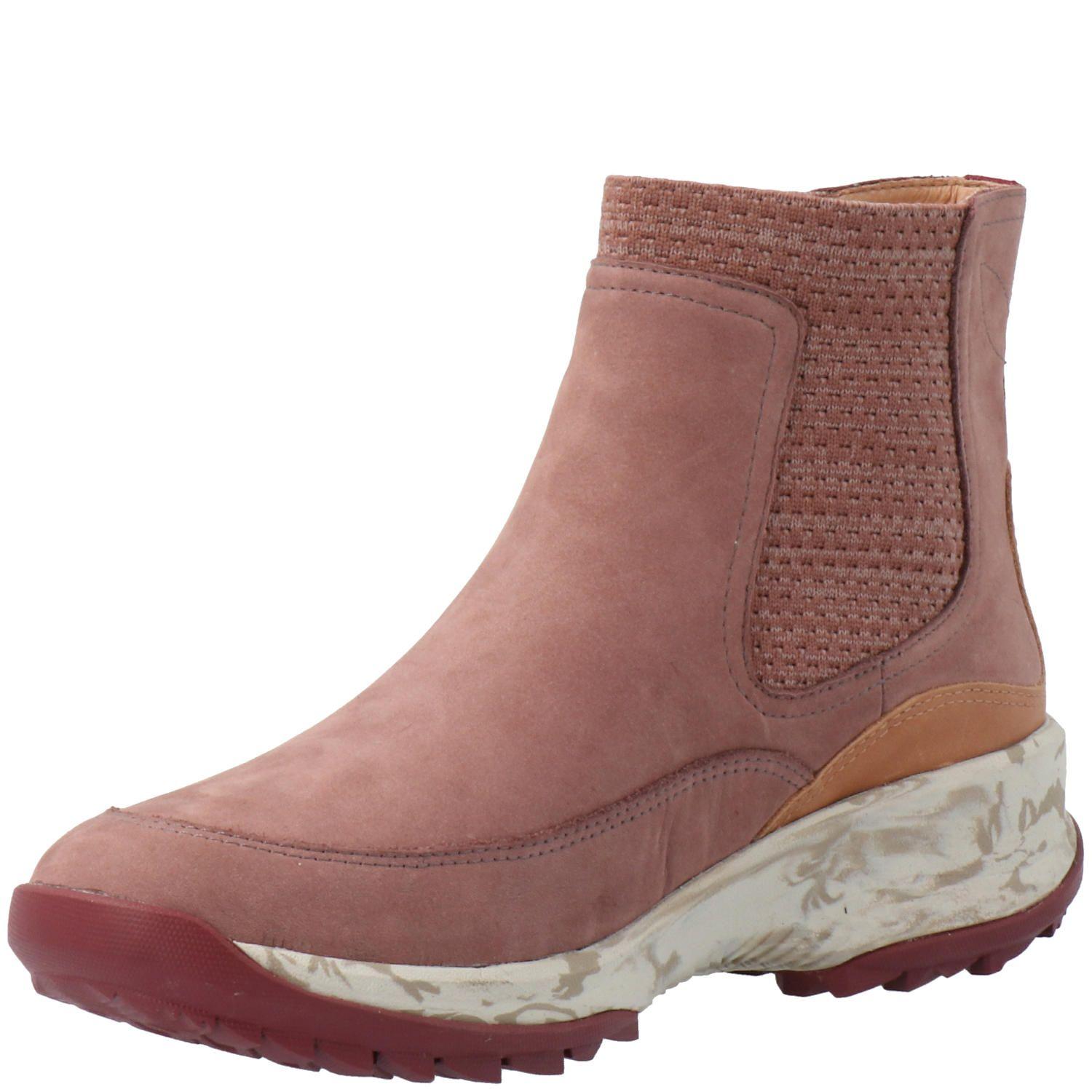 Botin Mujer Carina Cuero Burdeo-3