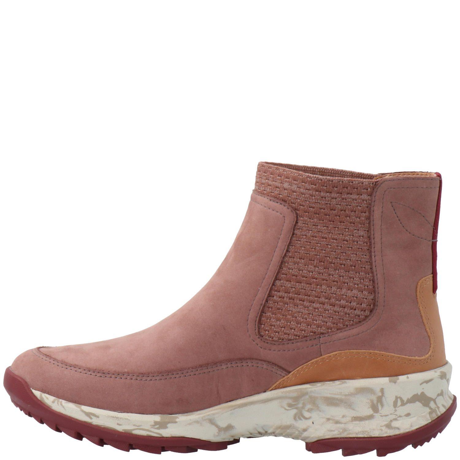 Botin Mujer Carina Cuero Burdeo-4