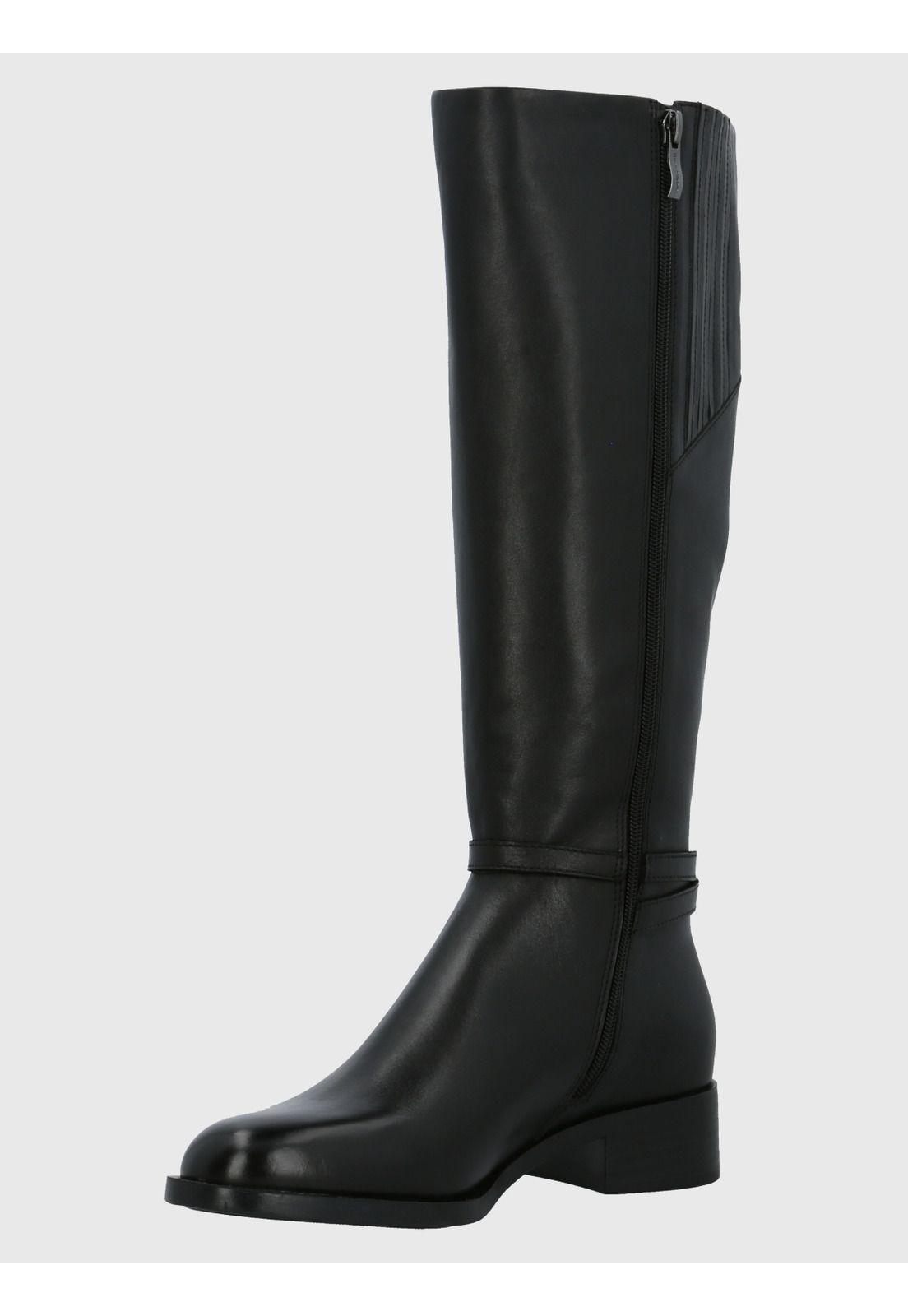 Bota Cuero Mujer Kyla Negro-5