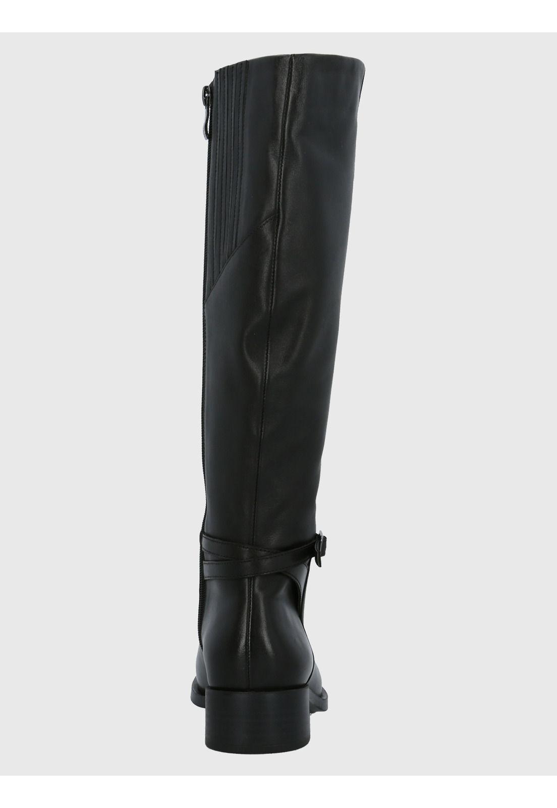 Bota Cuero Mujer Kyla Negro-6