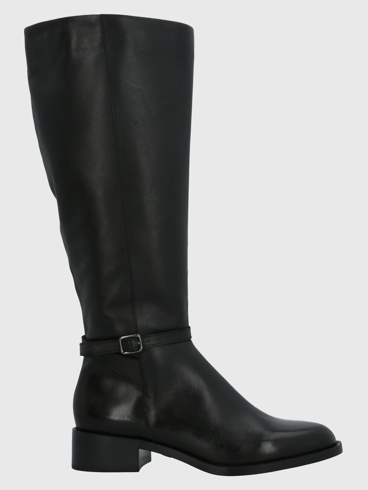 Bota Cuero Mujer Kyla Negro-1