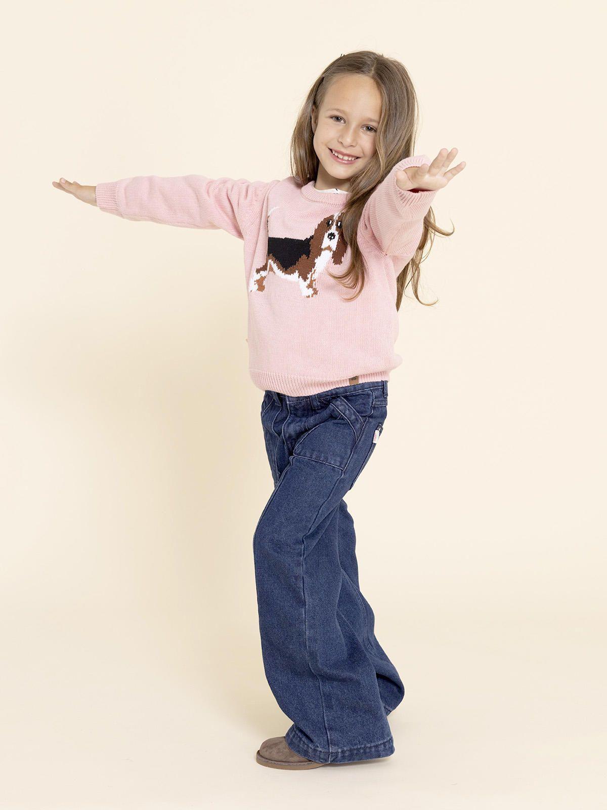 Chaleco Basset Niña Rosado-4