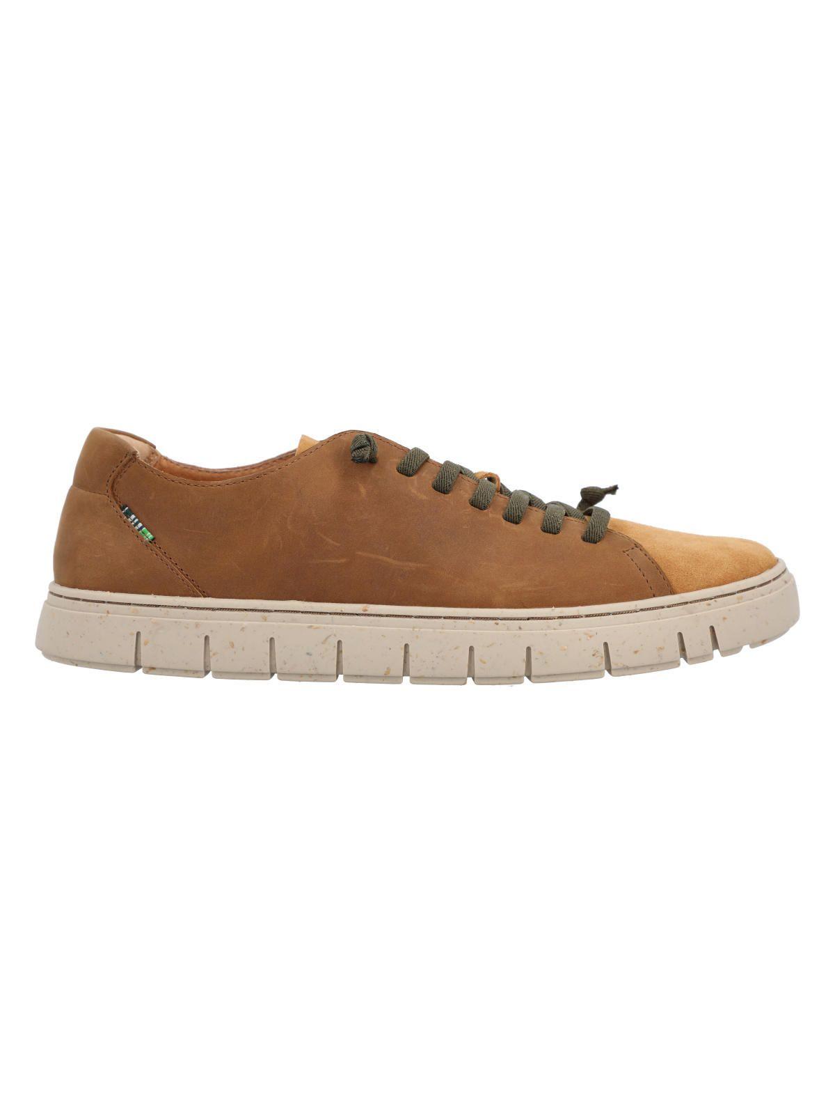 Zapatilla Cuero Hombre Posselt Café-0