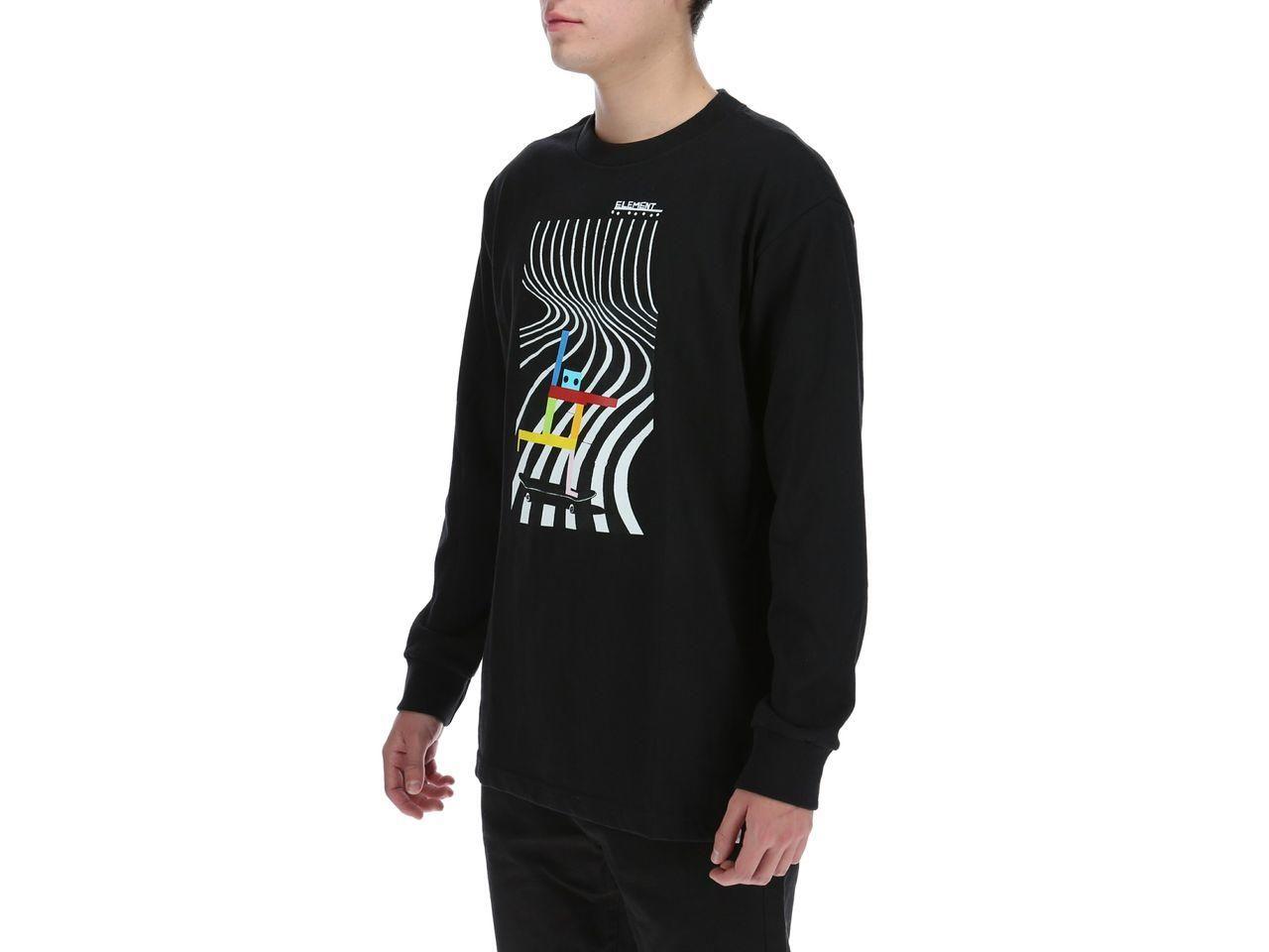 Polera M/L Hombre Pushing Dude Ls Negro-1