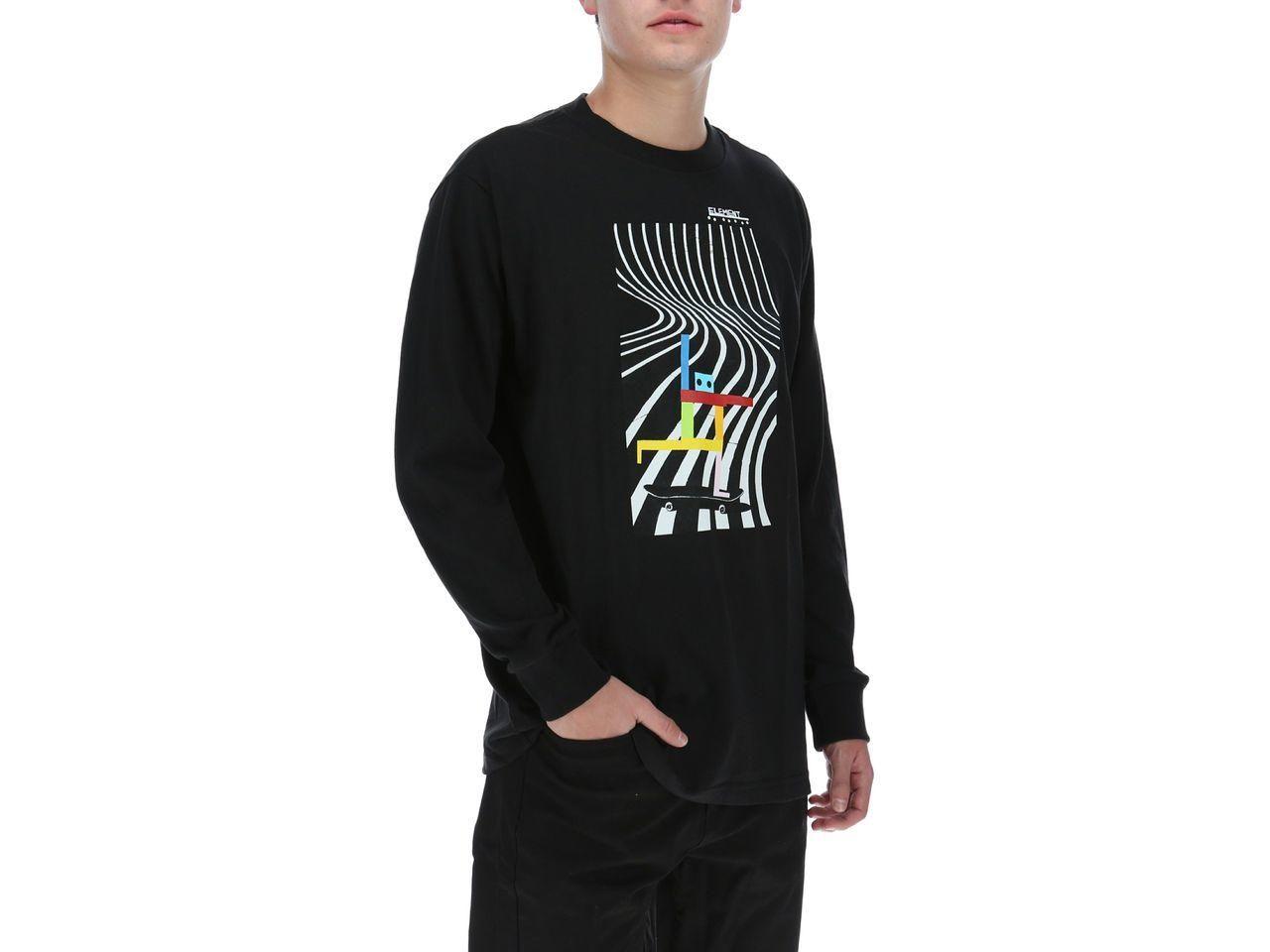 Polera M/L Hombre Pushing Dude Ls Negro-3