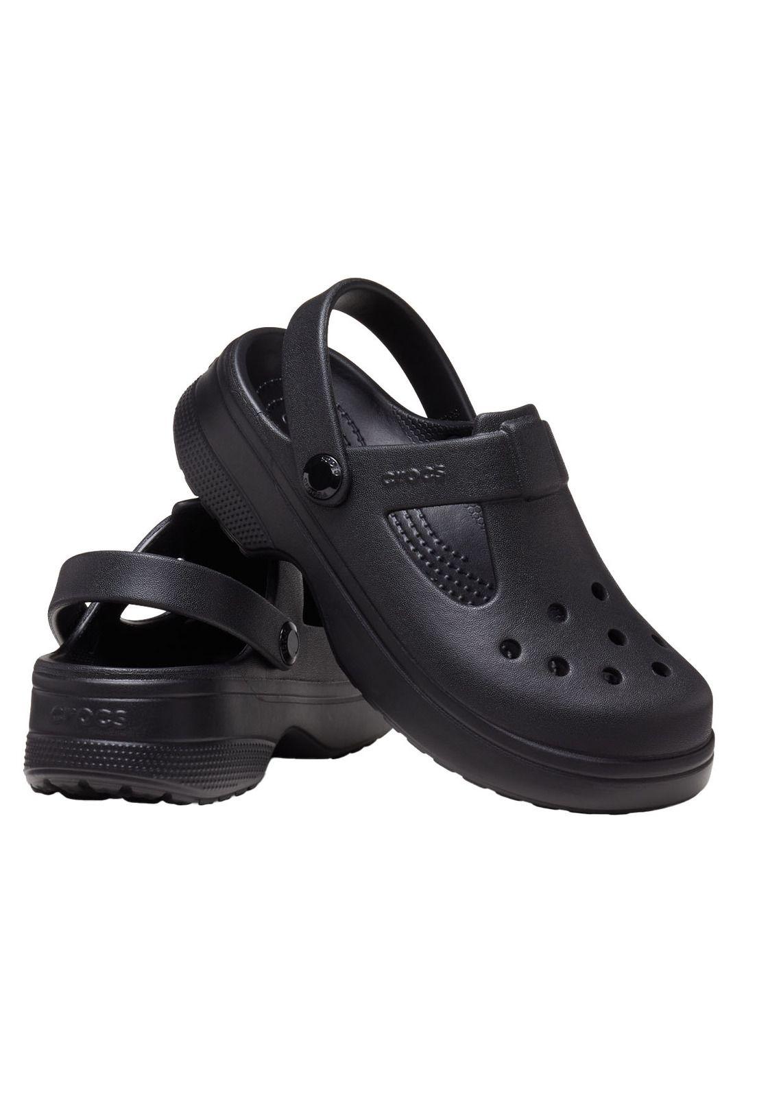 Zueco Crocs Niño Mary Jane Clog K Negro-3