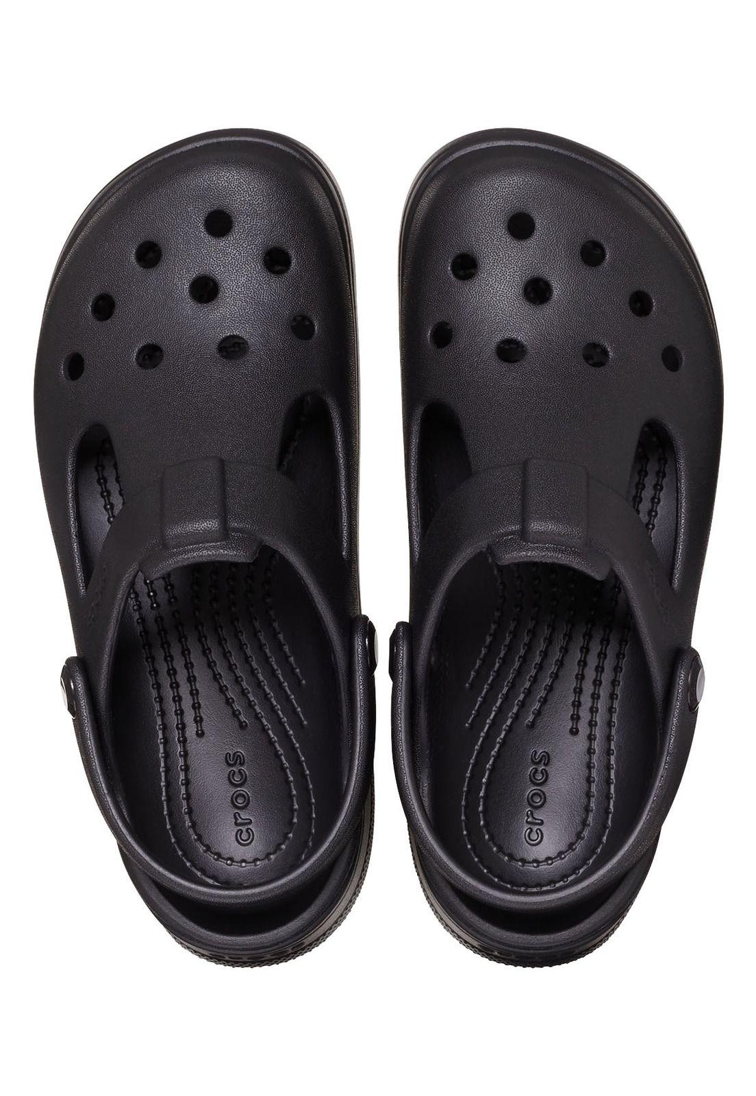 Zueco Crocs Niño Mary Jane Clog K Negro-4