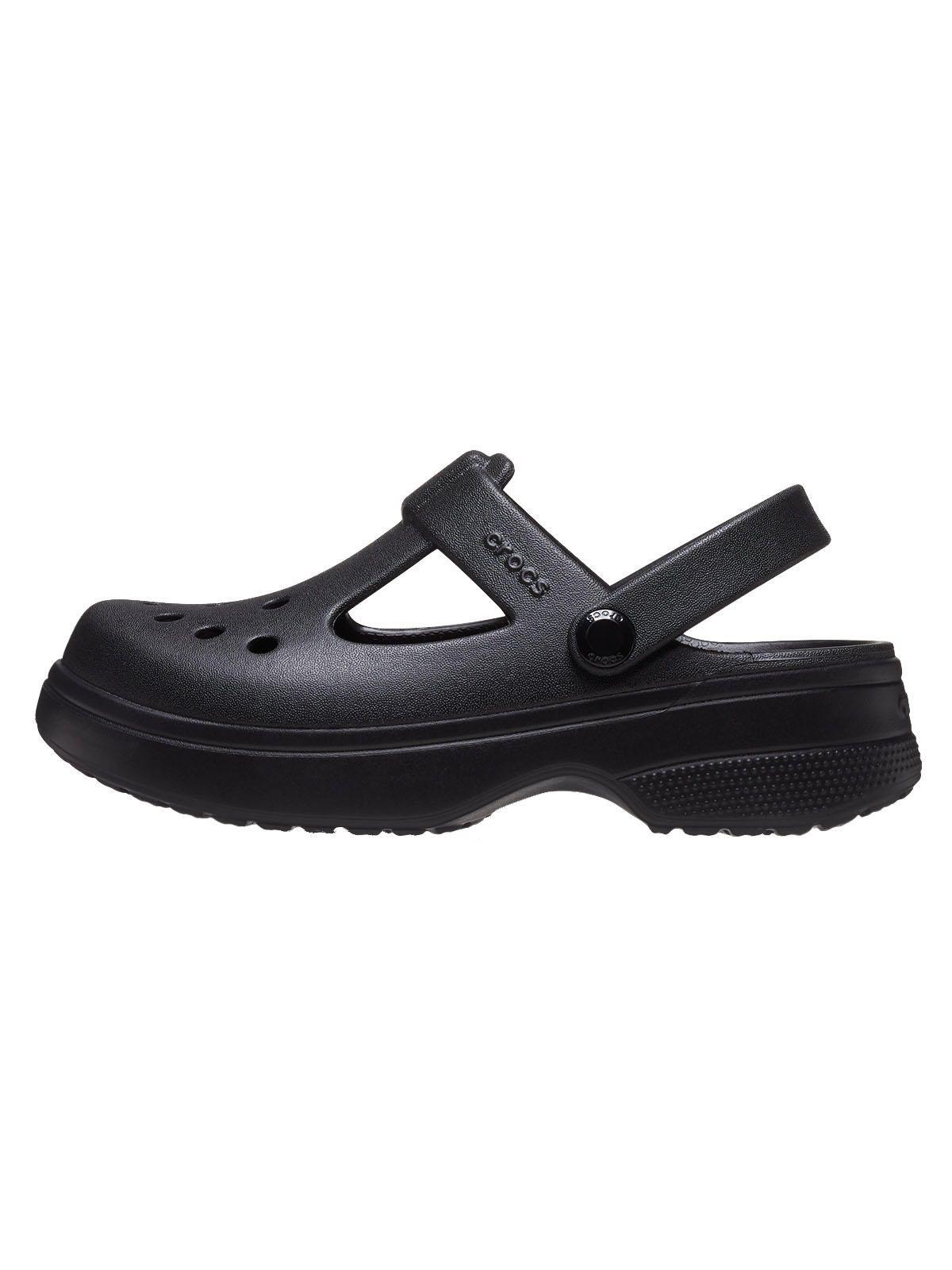 Zueco Crocs Niño Mary Jane Clog K Negro-1