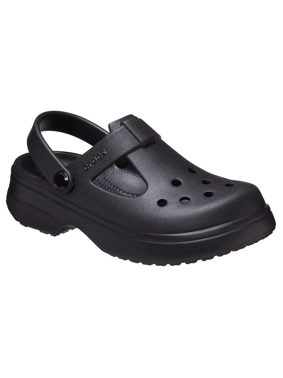 Zueco Crocs Niño Mary Jane Clog K Negro-6