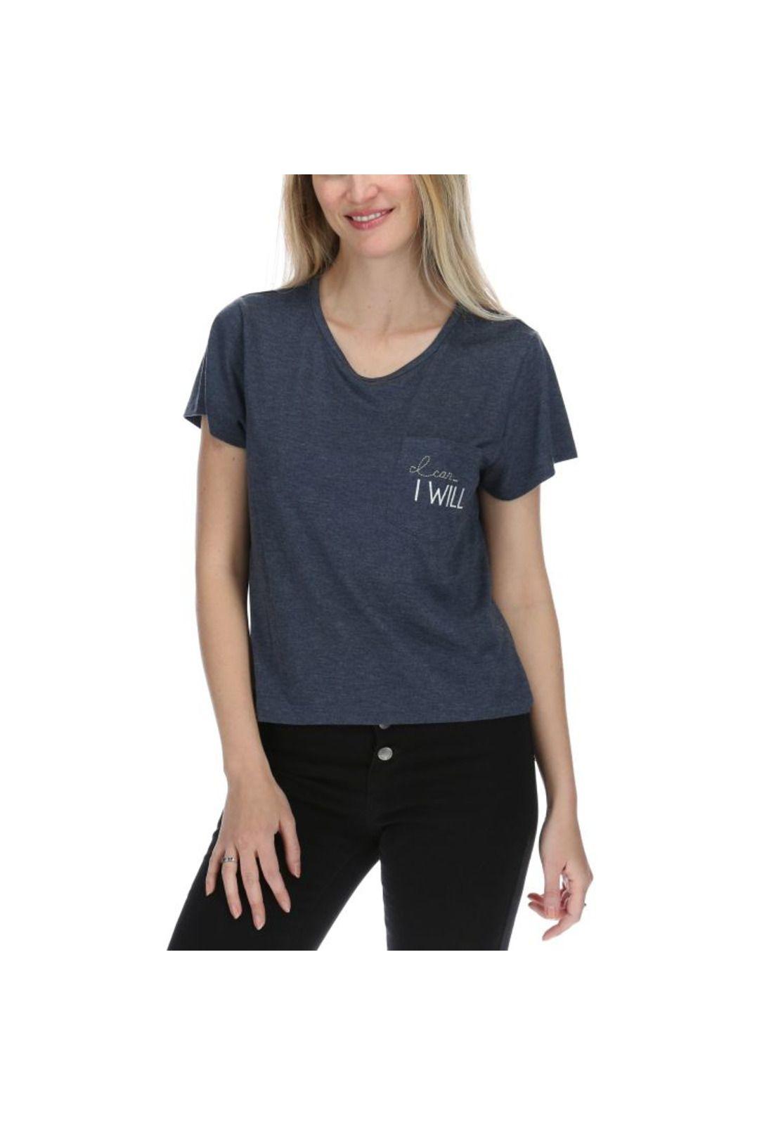 Polera Mc Mujer I Can Tee Azul-0