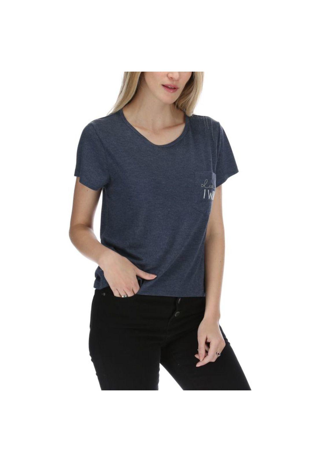 Polera Mc Mujer I Can Tee Azul-3