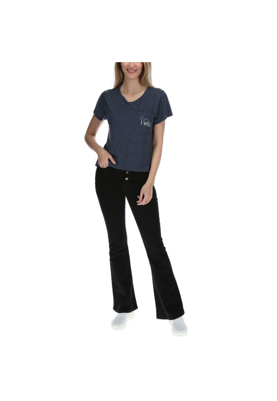 Polera Mc Mujer I Can Tee Azul-4