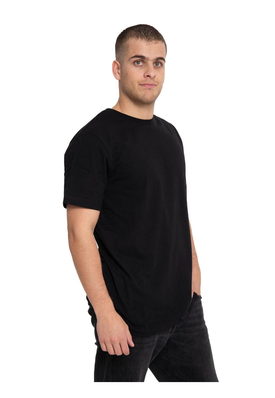 Polera Manga Corta Hombre Essential S/S Tee Negro-1