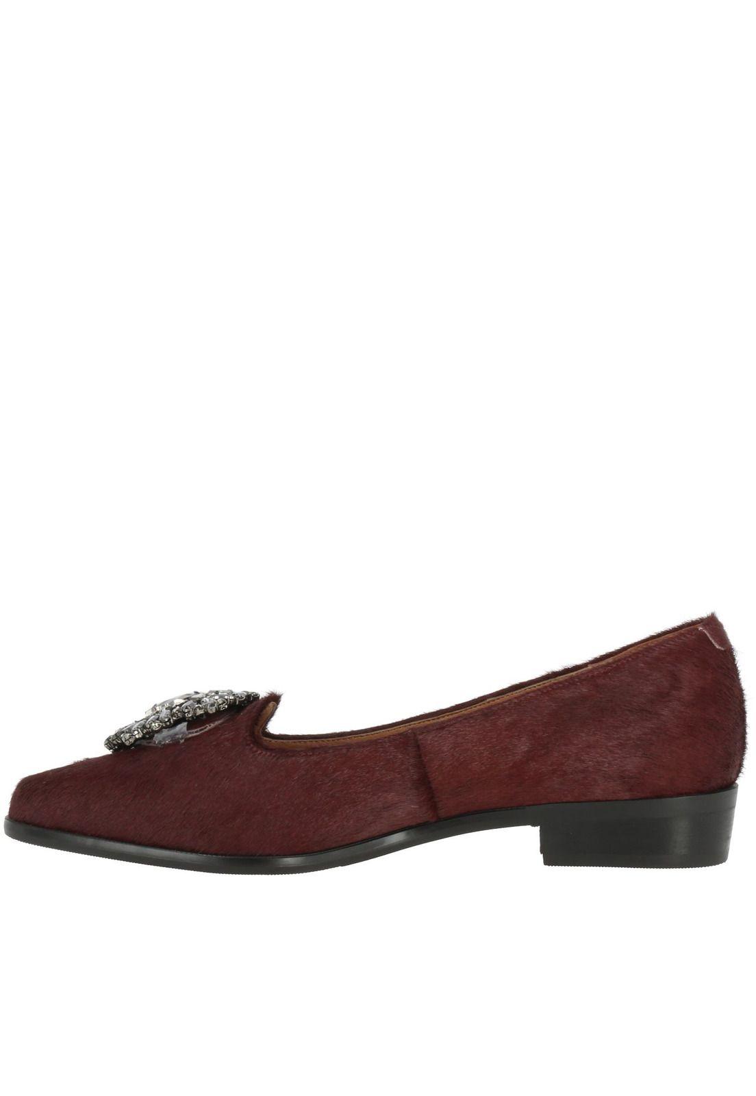 Zapato Mujer Cuero Merane Burdeo-2