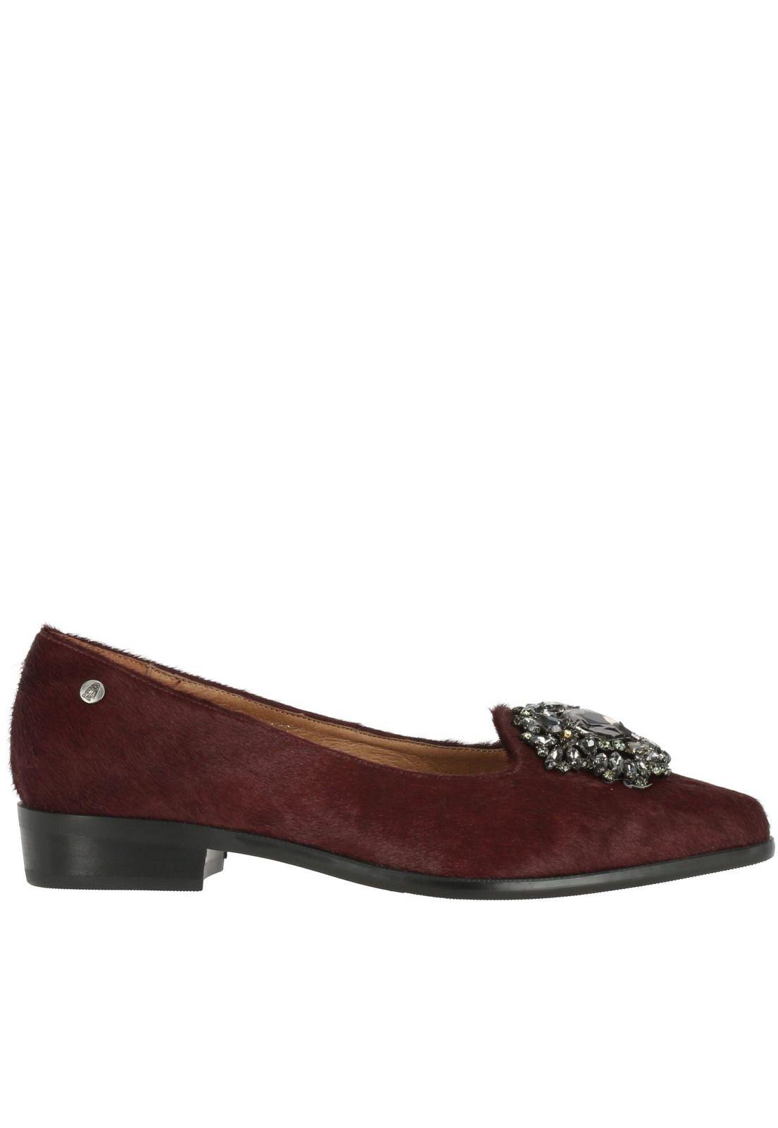 Zapato Mujer Cuero Merane Burdeo-3