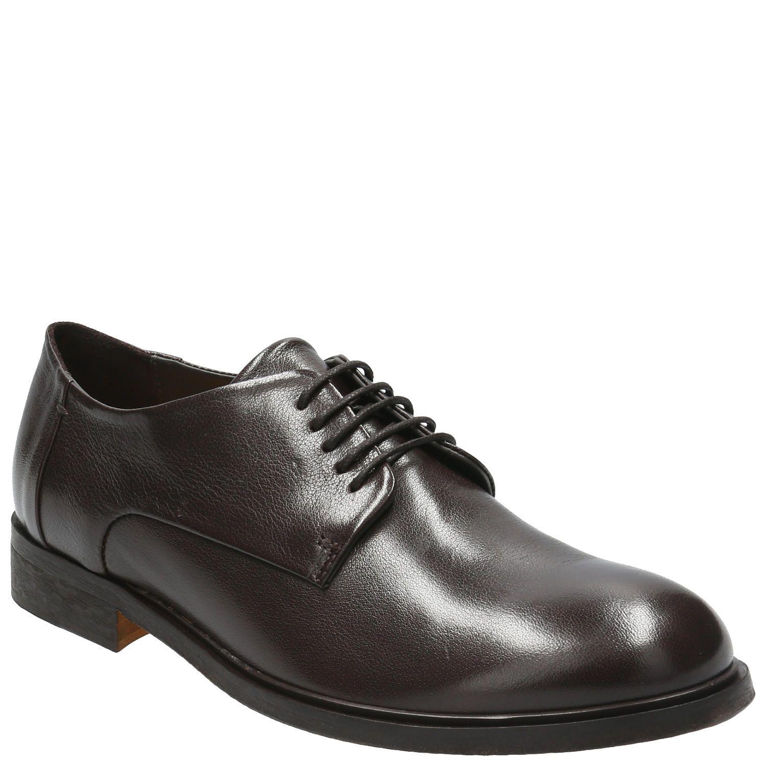 Zapato Cuero Hombre Noce Café-1