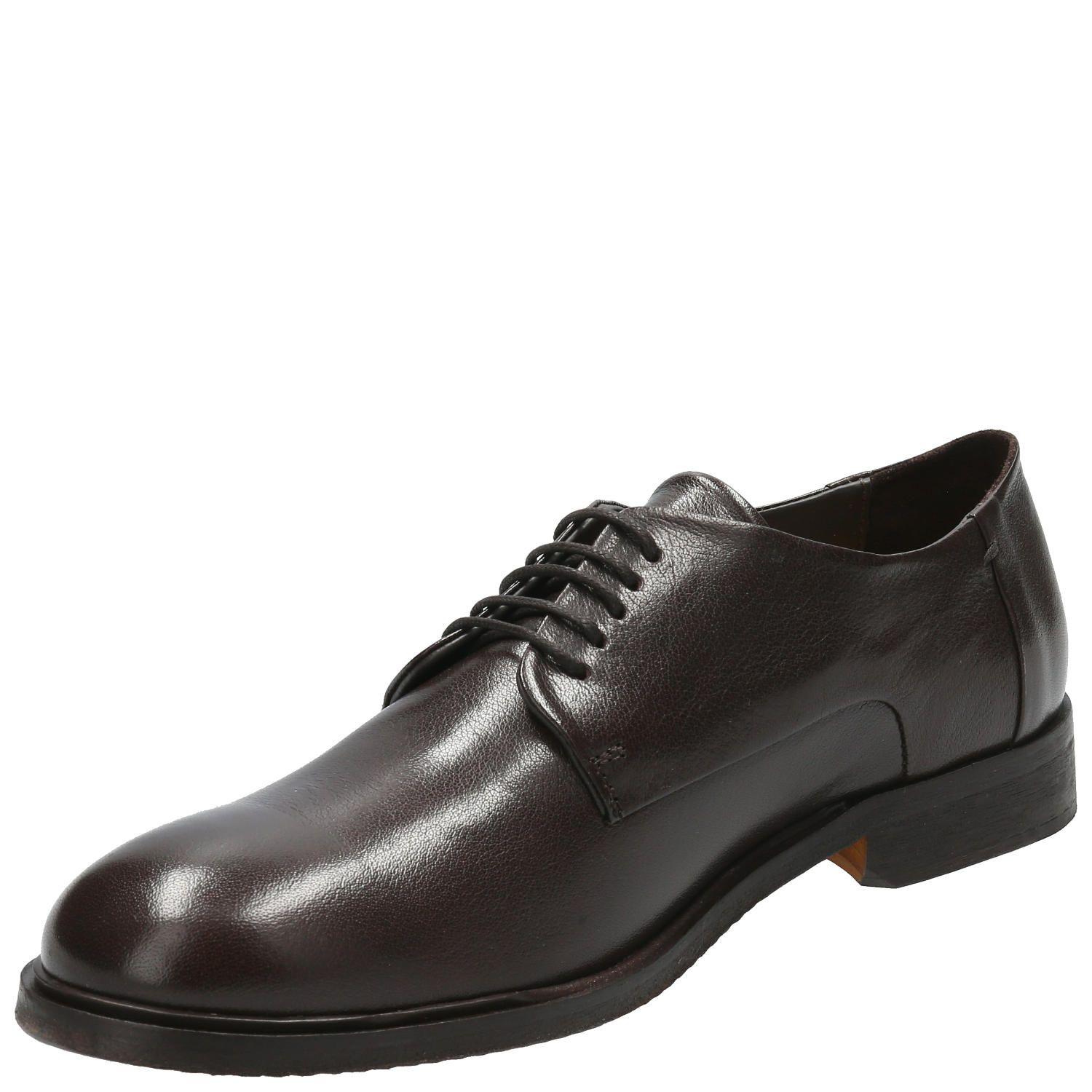 Zapato Cuero Hombre Noce Café-4