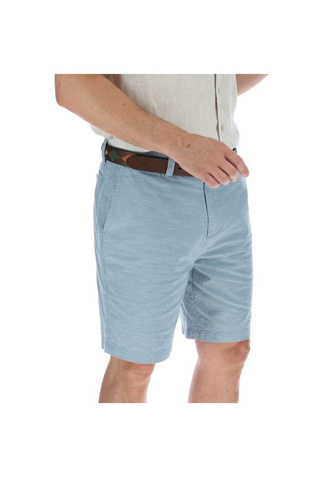 Bermuda Hombre Stripe Celeste-3