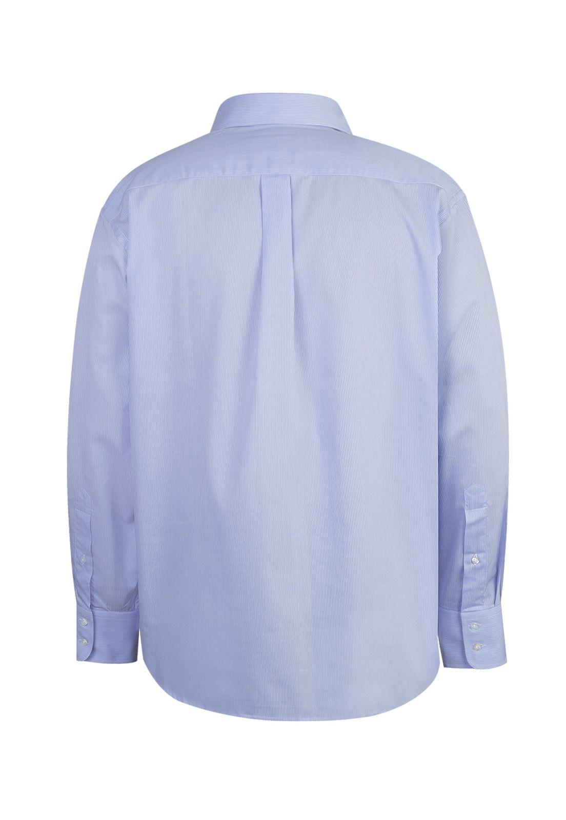 Camisa EasyIron Hombre Cuello Italiano Blanco-4