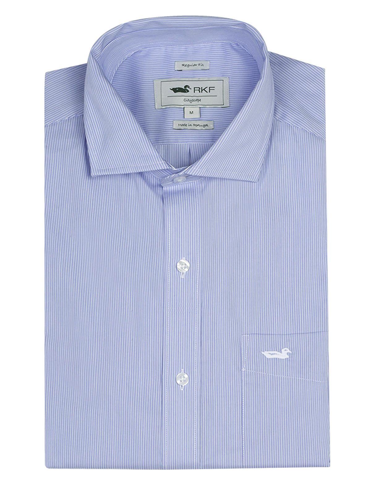 Camisa EasyIron Hombre Cuello Italiano Blanco-0
