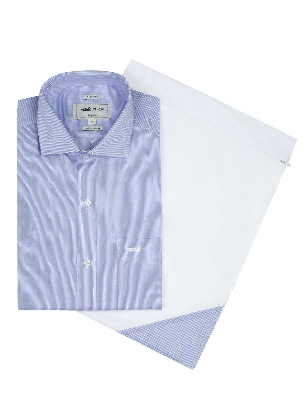 Camisa EasyIron Hombre Cuello Italiano Blanco-5