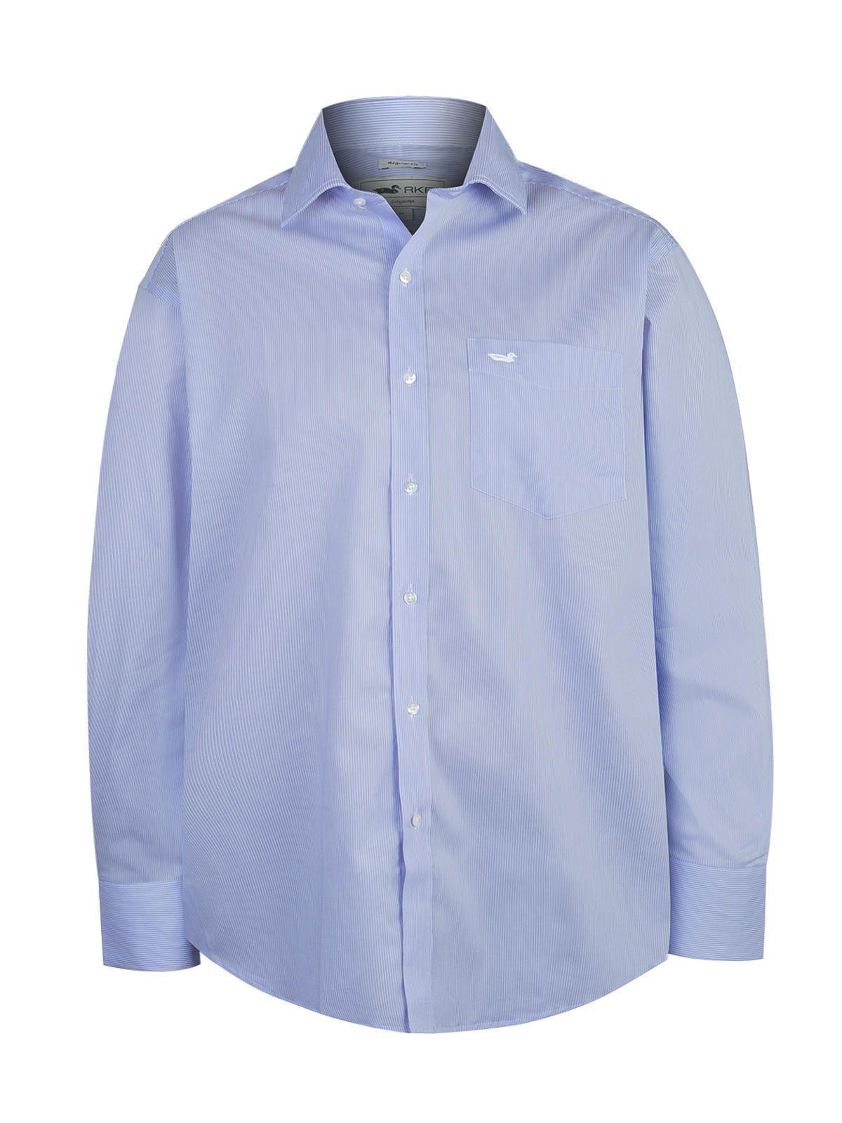 Camisa EasyIron Hombre Cuello Italiano Blanco-1