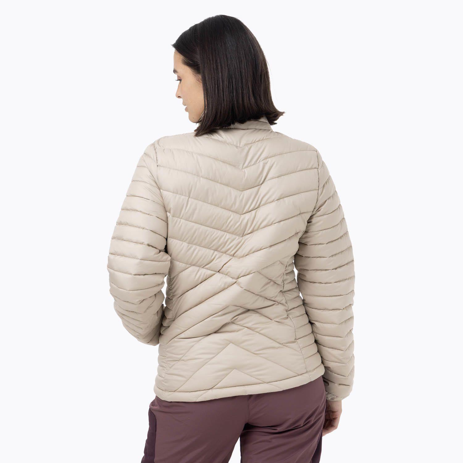 Parka Mujer Full Zipper Beige-4
