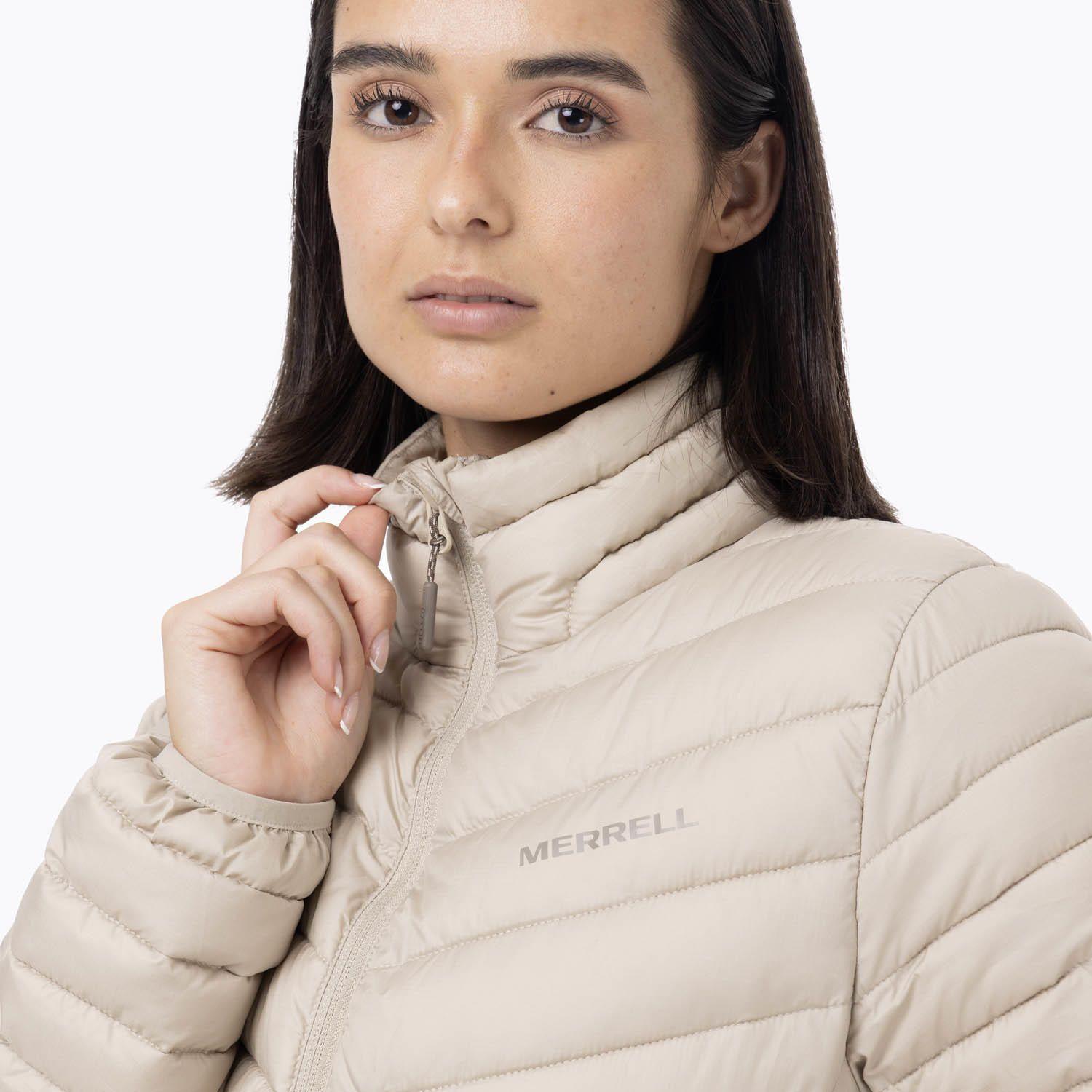 Parka Mujer Full Zipper Beige-6
