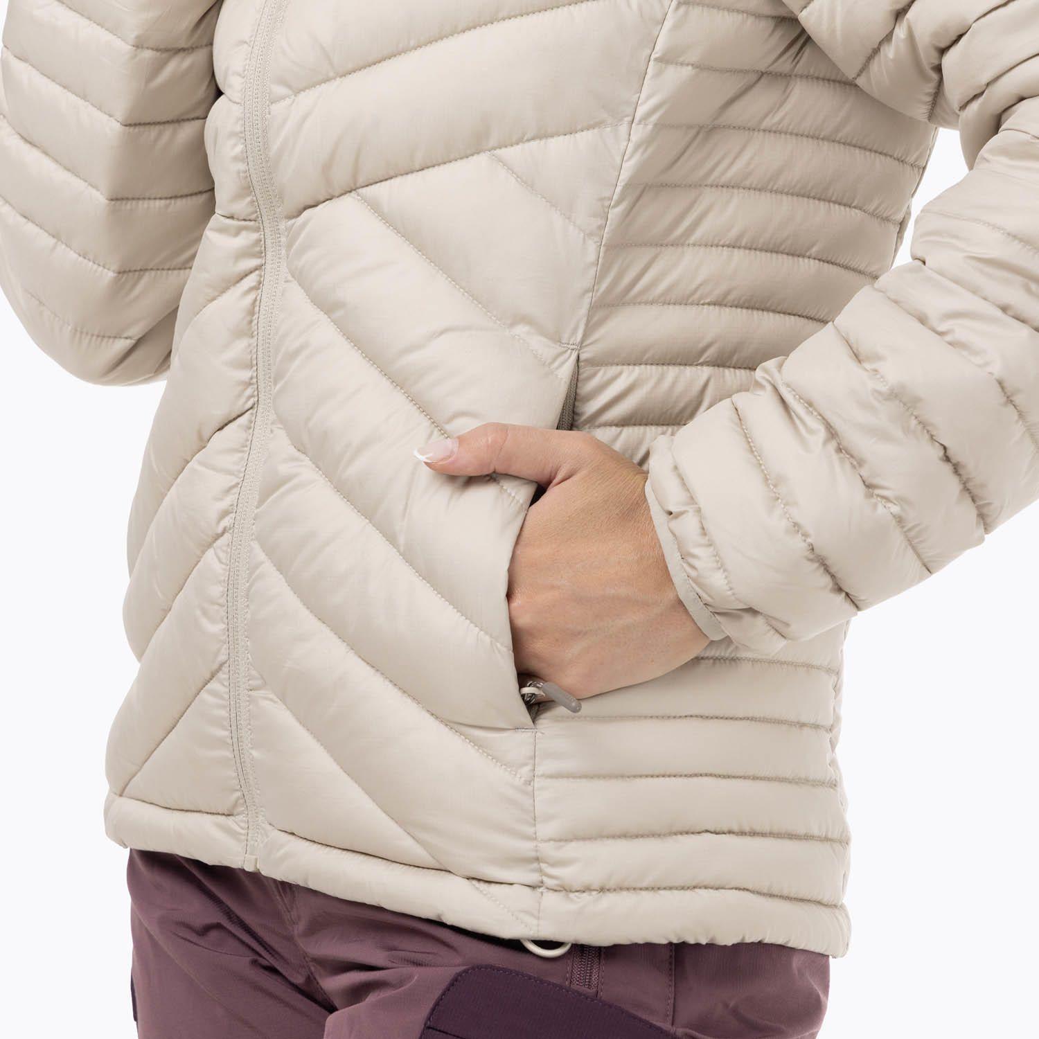 Parka Mujer Full Zipper Beige-7